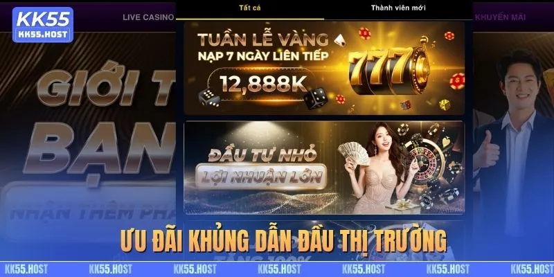 Ưu đãi khủng dẫn đầu thị trường